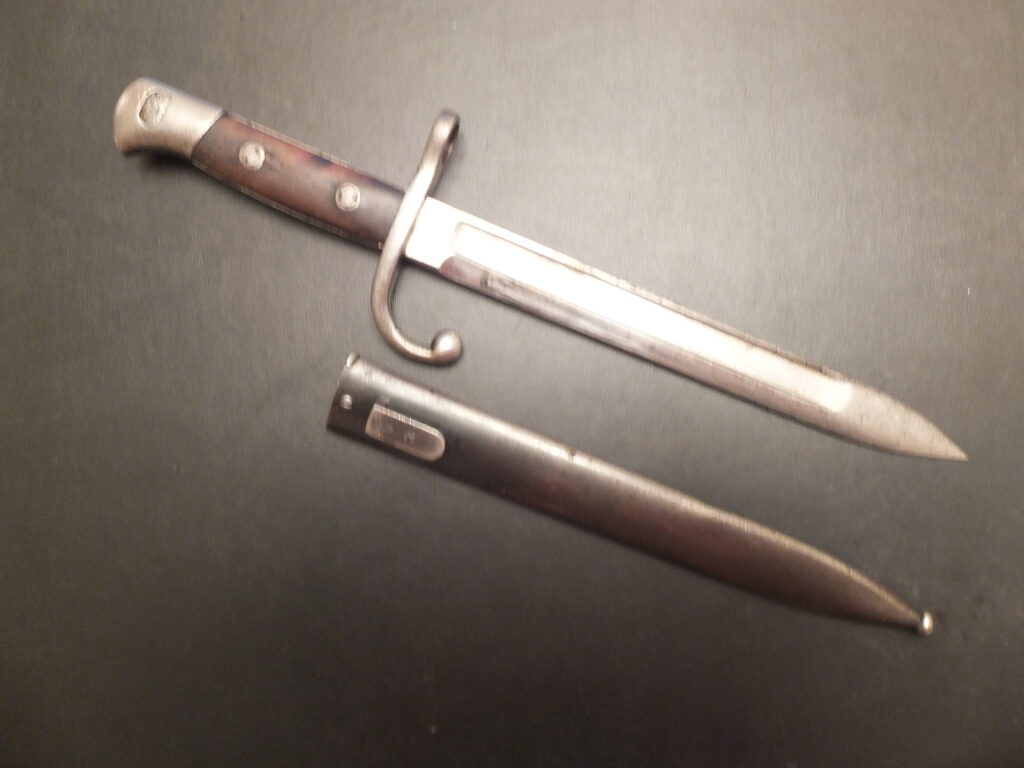 baïonnette belge M1889 belgian bayonet bajonett baionetta jeannette