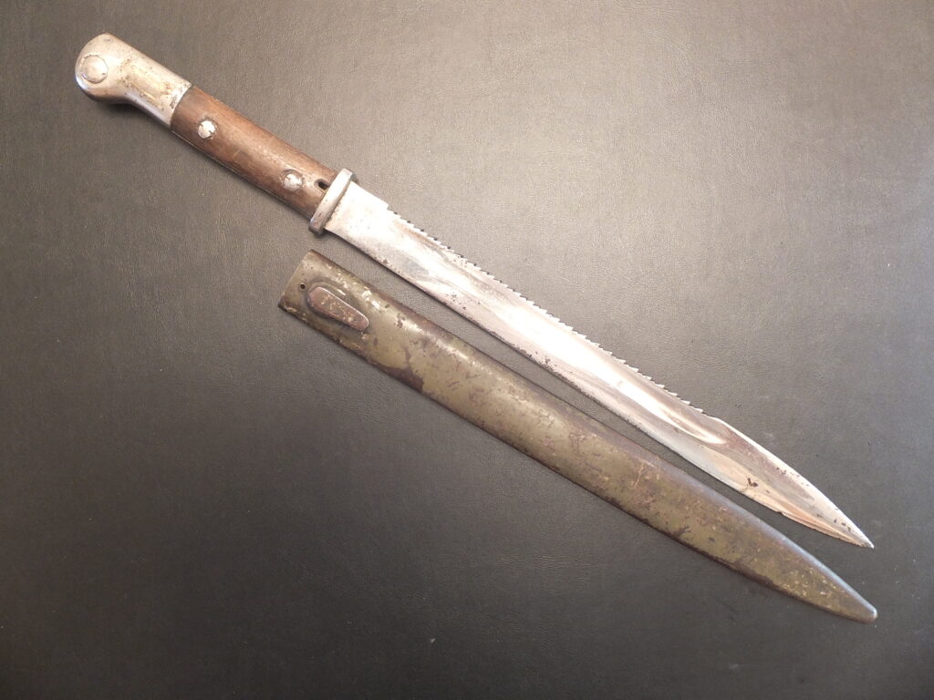 Baïonnette S.14 mS  bayonet, german bayonet, Mauser , bayonet, baionnette Allemande, dents de scie, sawback