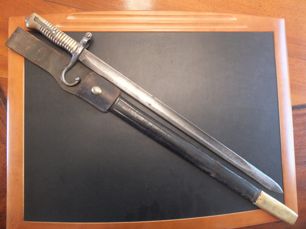 Baïonnette italienne modèle 1870 vetterli type D bayonet, italian bayonet, bayonet, baionnetta italiana 