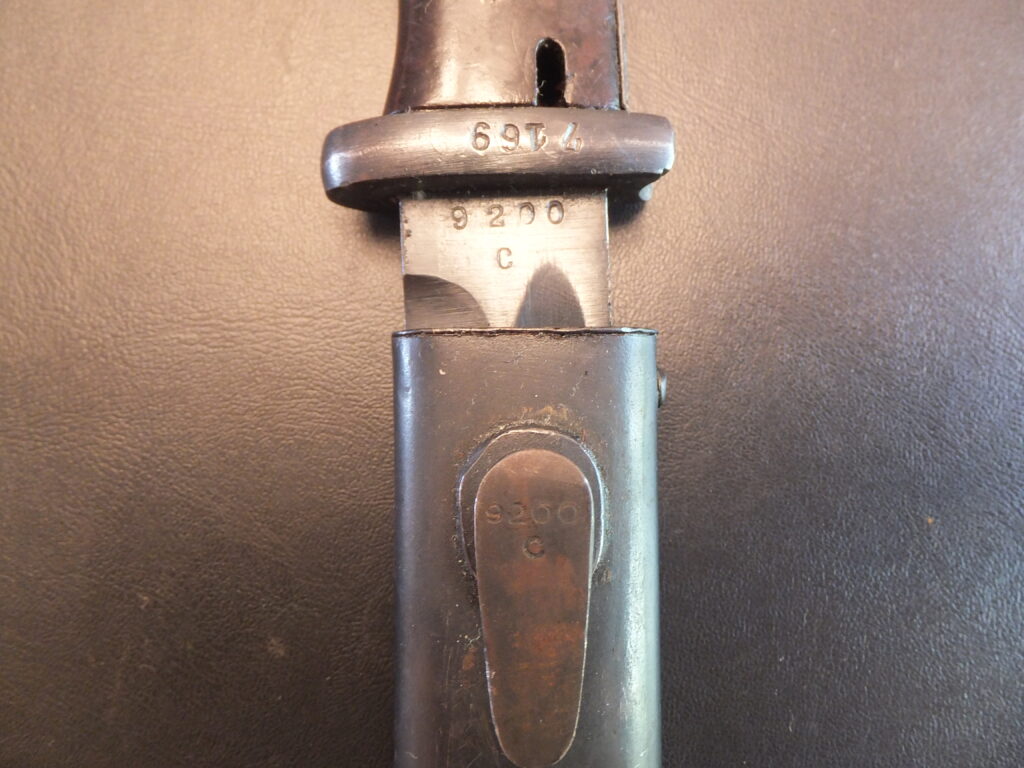 baïonnette Allemande K98, 84/98 3eme type german bayonet agv Berg & Co 43