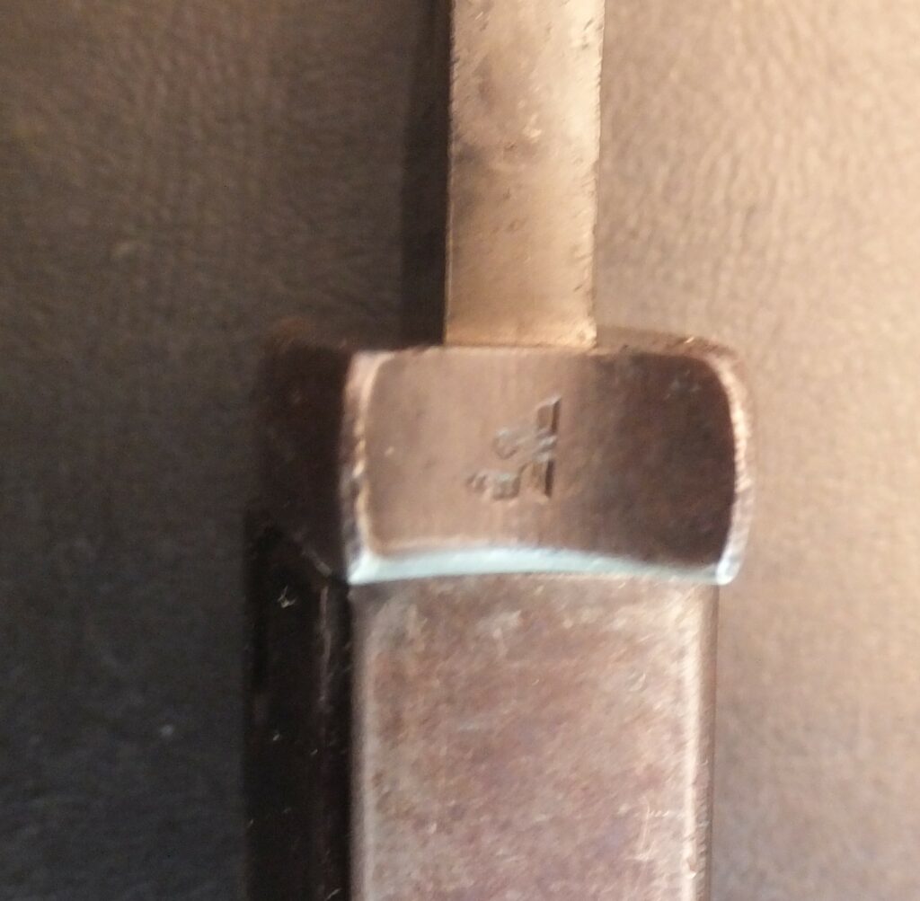 baïonnette Allemande K98, 84/98 3eme type german bayonet Paul Weyersberg police