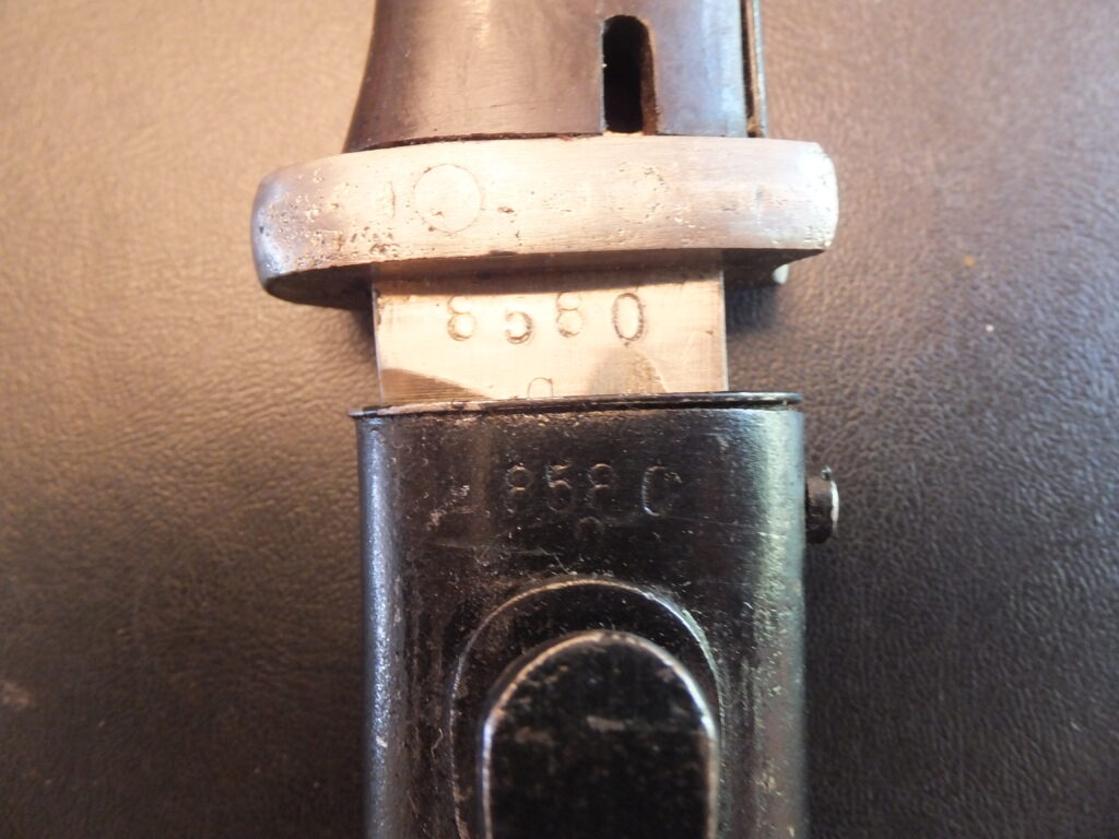 baïonnette Allemande K98, 84/98 3eme type german bayonet clc 42 Rich. A. Herder Kriegsmarine  KM