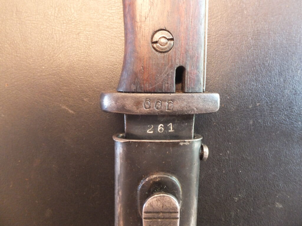 baïonnette Allemande K98, 84/98 3eme type german bayonet wuk KM Kriegsmarine