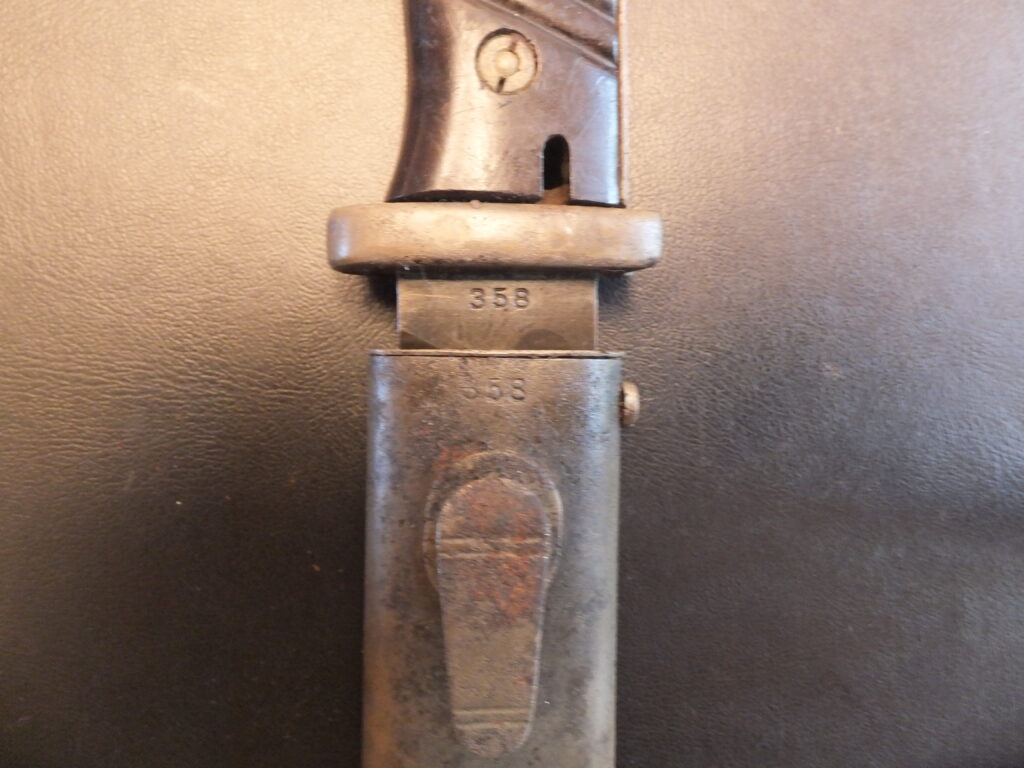 baïonnette Allemande K98, 84/98 3eme type german bayonet Elite diamant 38