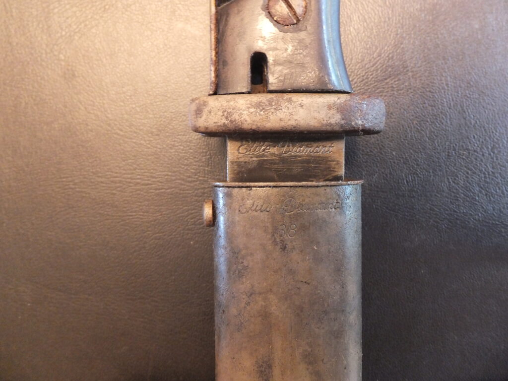 baïonnette Allemande K98, 84/98 3eme type german bayonet Elite diamant 38