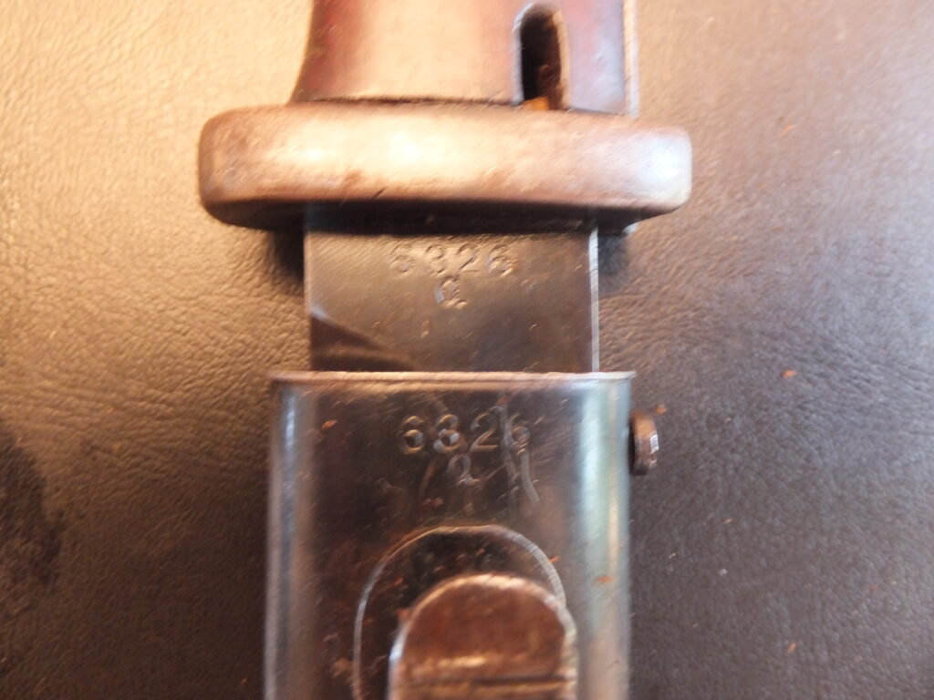 baïonnette Allemande K98, 84/98 3eme type german bayonet s/185 Elite diamant