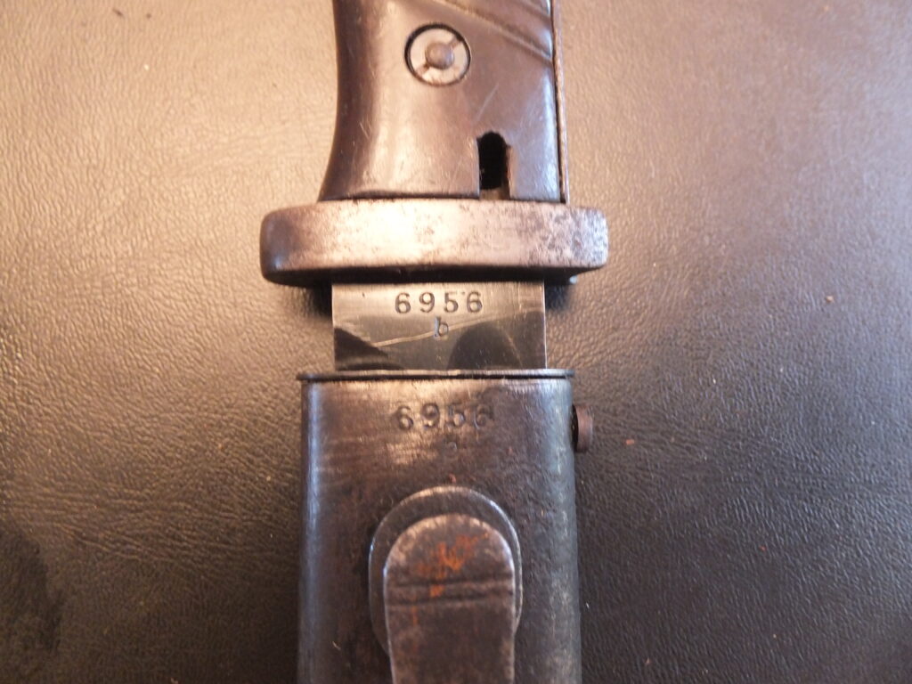 baïonnette Allemande K98, 84/98 3eme type german bayonet Elite diamant 40