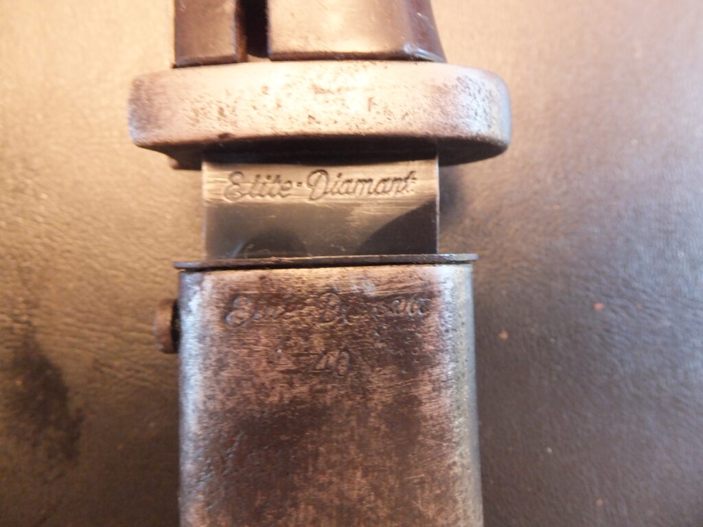 baïonnette Allemande K98, 84/98 3eme type german bayonet Elite diamant 40