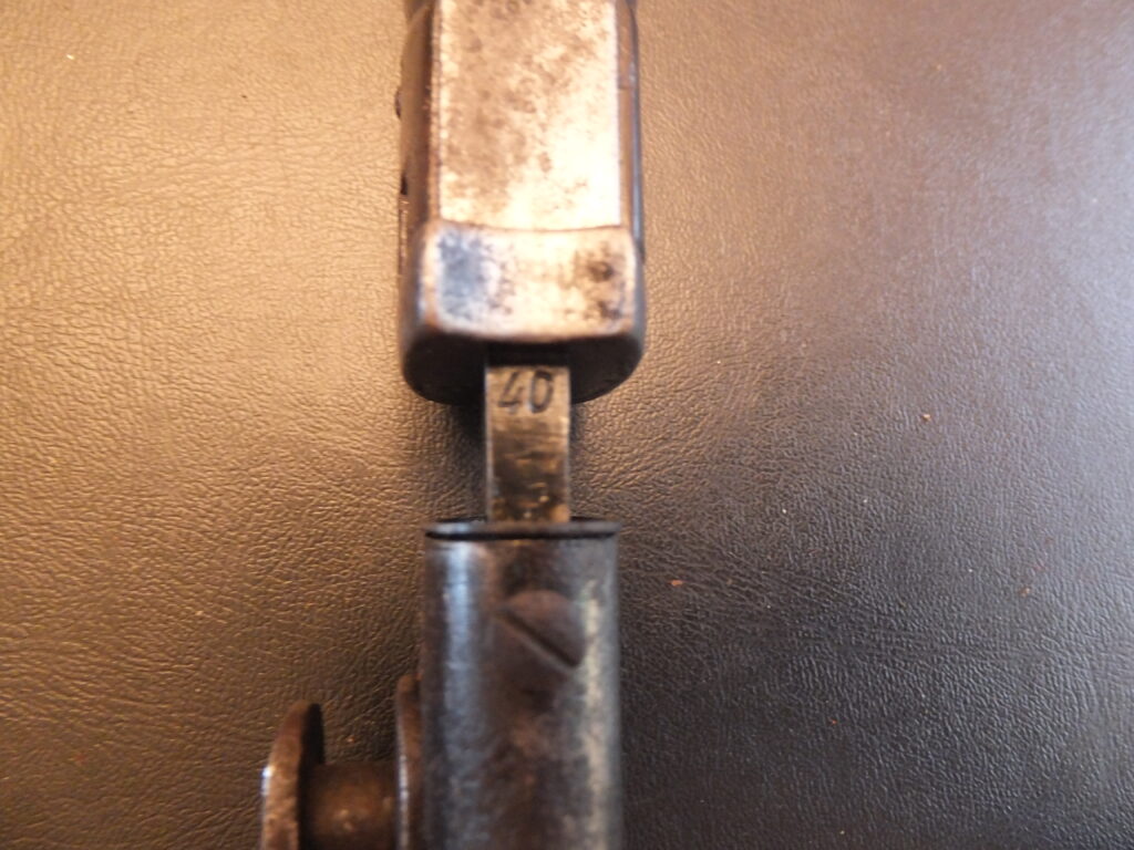 baïonnette Allemande K98, 84/98 3eme type german bayonet Elite diamant 40