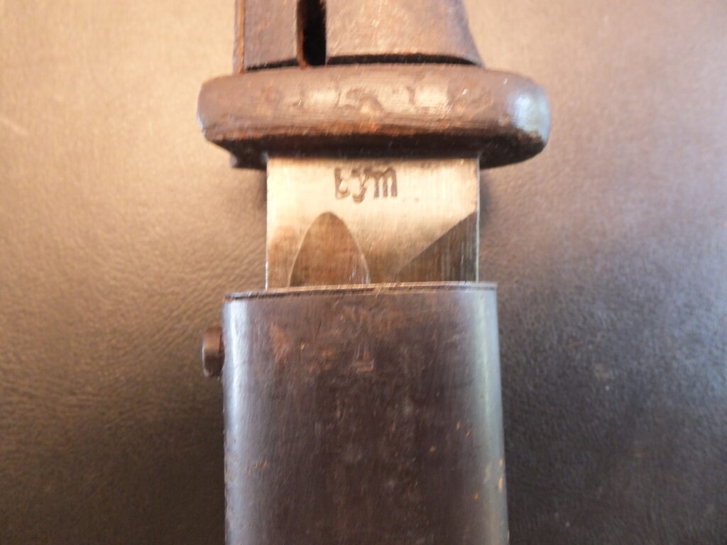 baïonnette Allemande K98, 84/98 3eme type german bayonet omc 44 bym 44maschinenhaus Ferlach