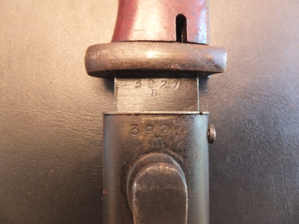 baïonnette Allemande K98, 84/98 3eme type german bayonet fnj 44 Coppel gmbh