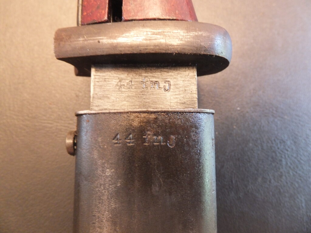 baïonnette Allemande K98, 84/98 3eme type german bayonet fnj 44 Coppel gmbh