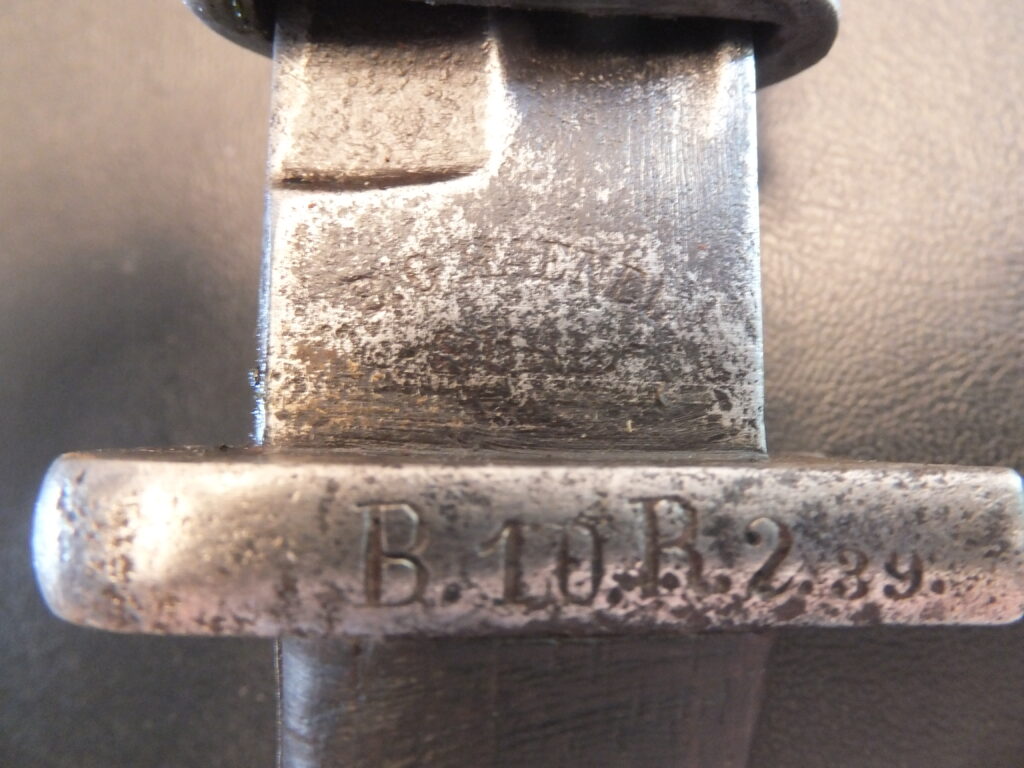 Baïonnette 1871/84  bayonet, german bayonet, bayonet, baionnette Allemande M71/84 aptiert