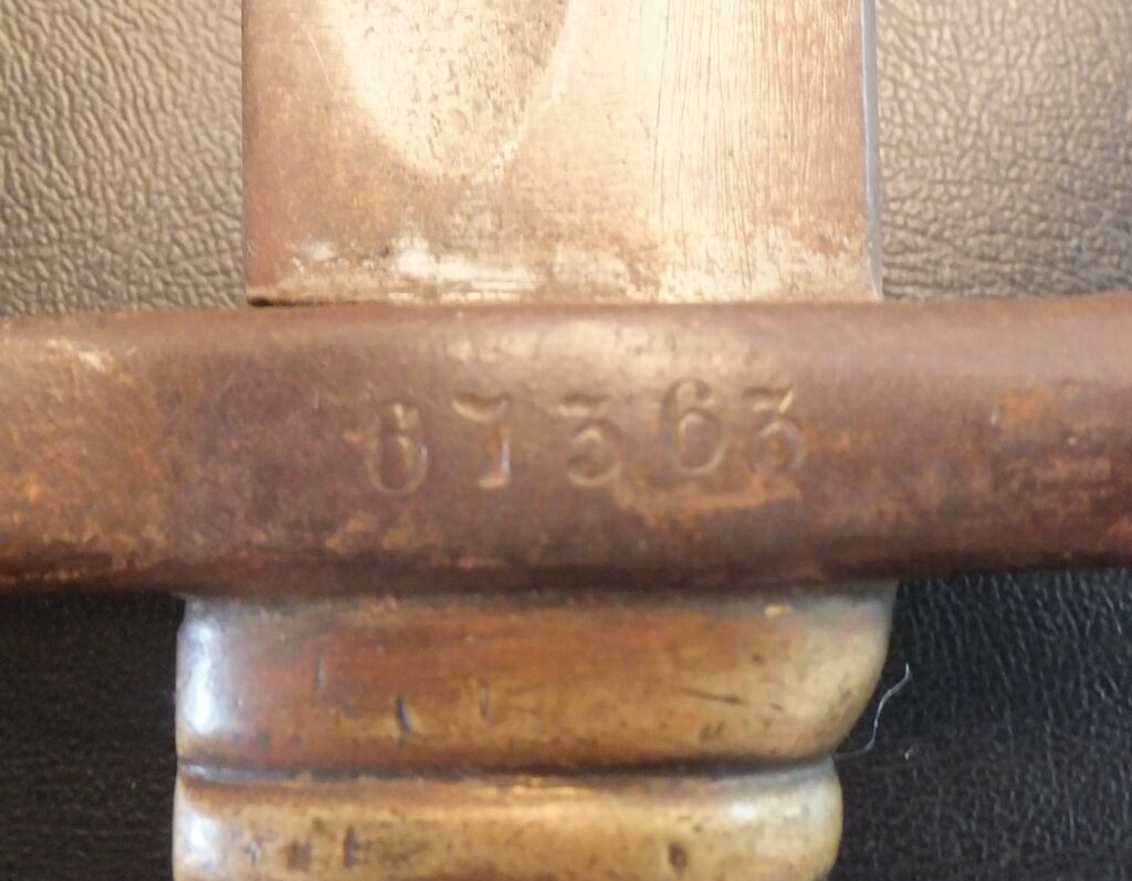 Baïonnette 1869  bayonet, german bayonet, bayonet, baionnette Allemande M69 werder aptiert