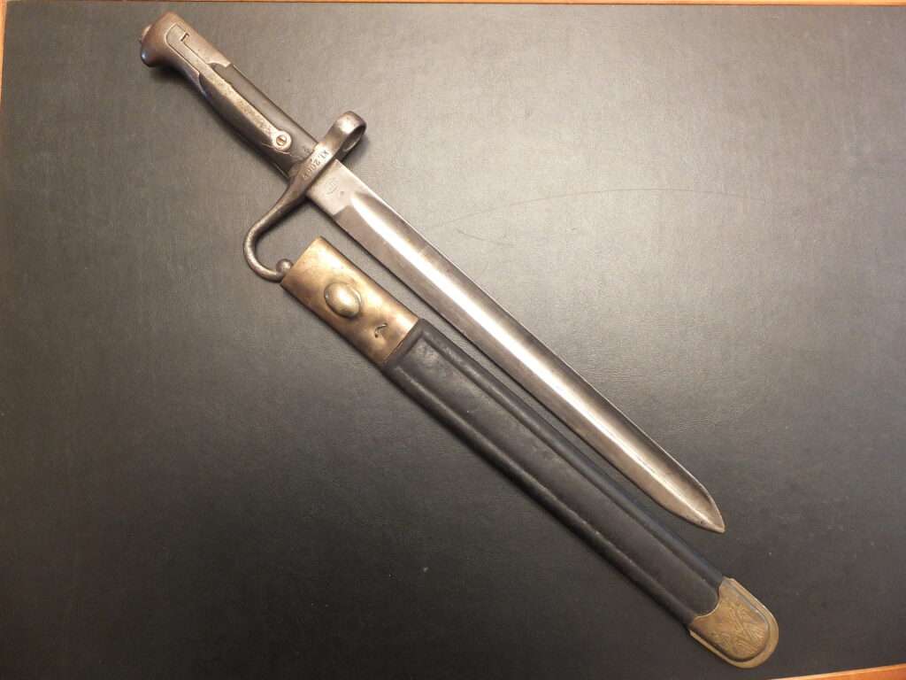 Baïonnette italienne modèle 1870-87-16 bayonet, italian bayonet, bayonet, baionnetta italiana 