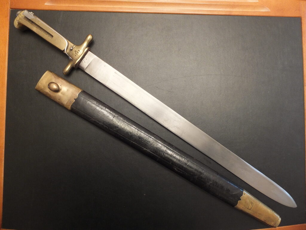 Baïonnette italienne modèle 1836 bayonet, italian bayonet, bayonet, baionnetta italiana bersaglieri