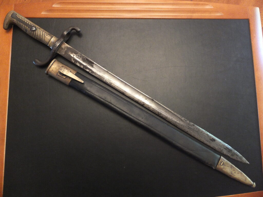 Baïonnette 1871  bayonet, german bayonet, bayonet, baionnette Allemande M71