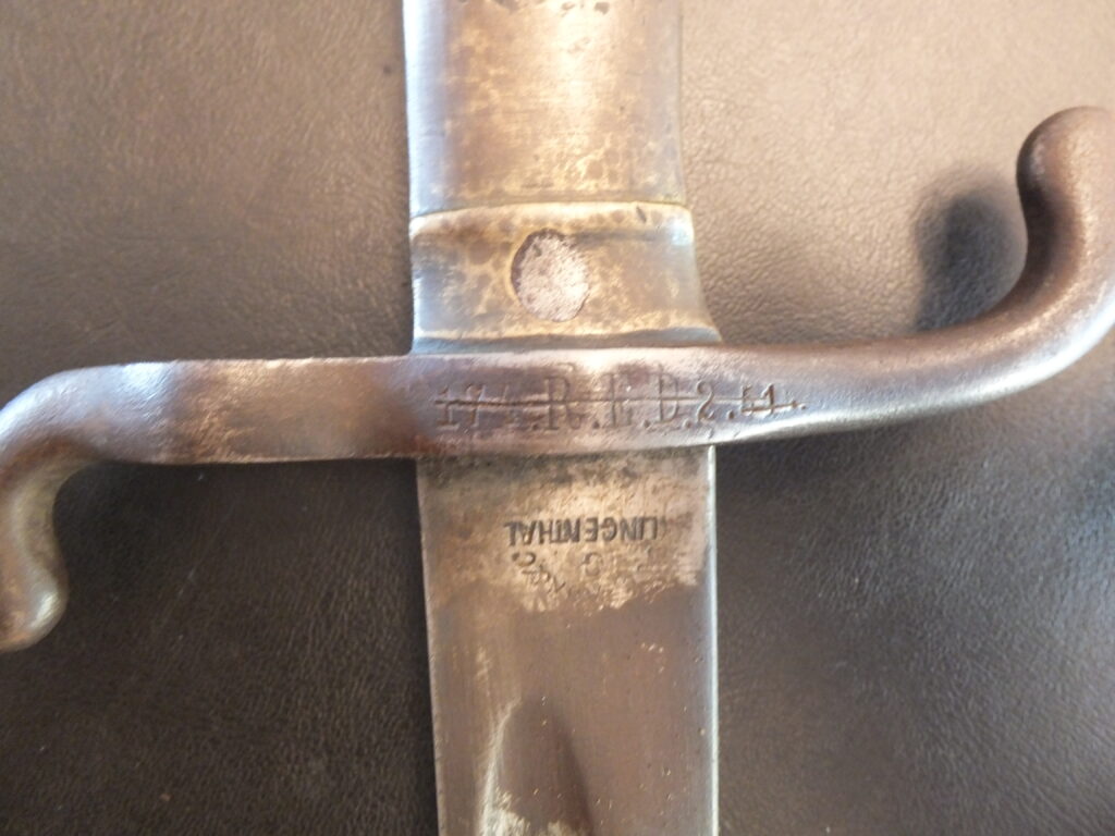 Baïonnette 1871  bayonet, german bayonet, bayonet, baionnette Allemande M71 