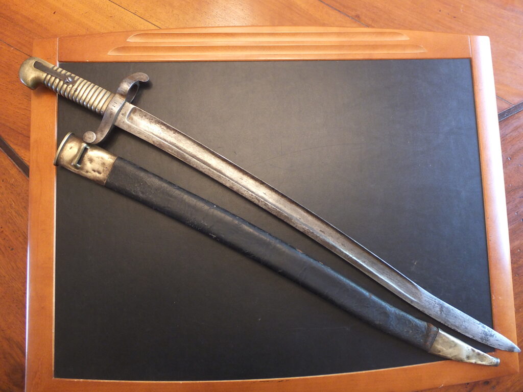 Baïonnette italienne modèle 1850 bayonet, italian bayonet, bayonet, baionnetta italiana chasseurs napolitains