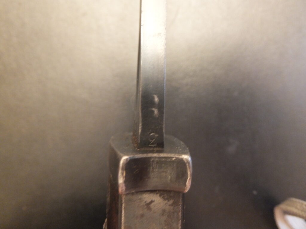 baïonnette Allemande K98, 84/98 3eme type german bayonet F.W. Höller 38