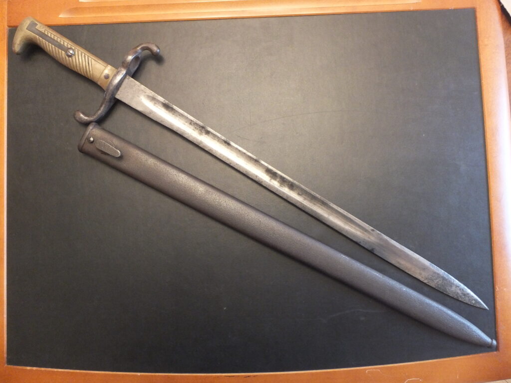 Baïonnette 1871  bayonet, german bayonet, bayonet, baionnette Allemande M71