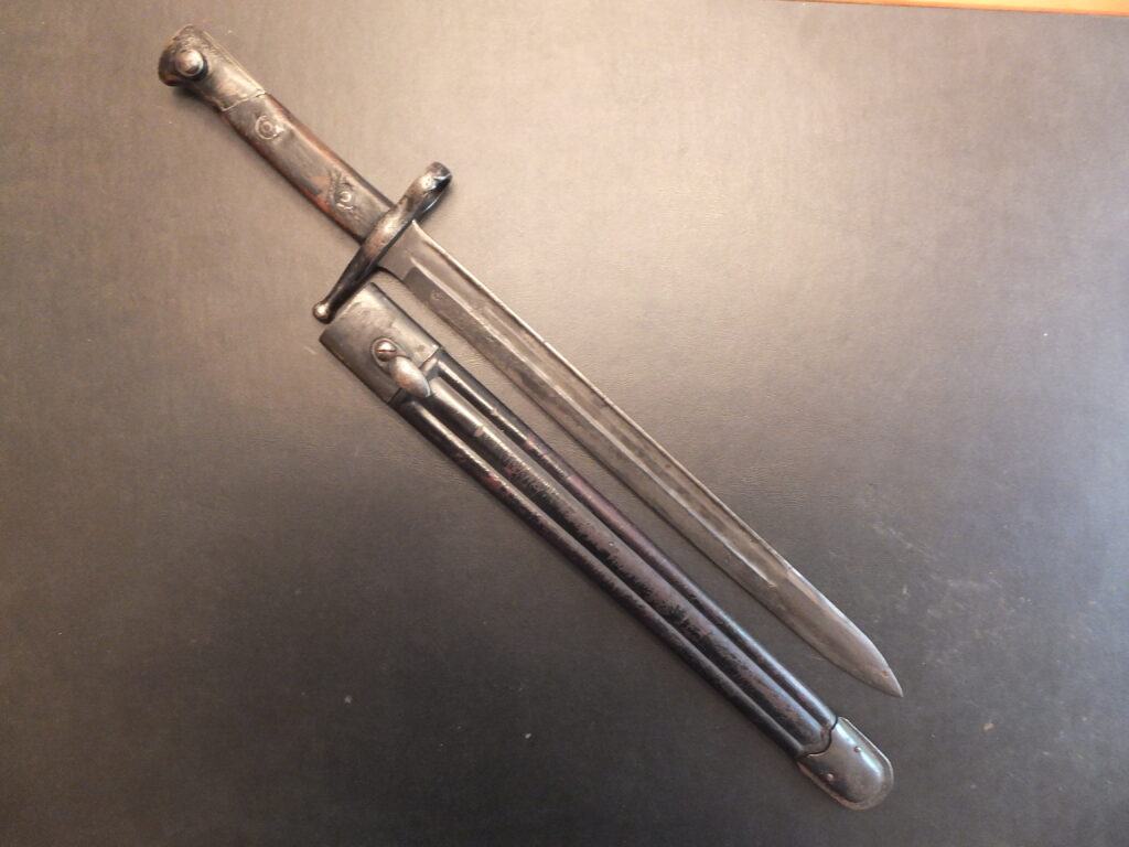 Baïonnette italienne m1870-87-91-15 vetterli bayonet, italian bayonet, bayonet, baionnetta italiana 