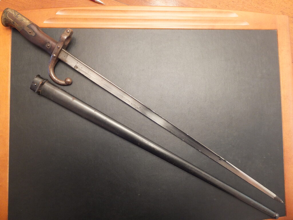 Baïonnette française bayonet, French bayonet, bayonet, baionnetta 1874 Gras