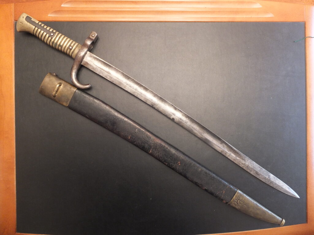 Baïonnette 1869  bayonet, german bayonet, bayonet, baionnette Allemande M69 werder aptiert