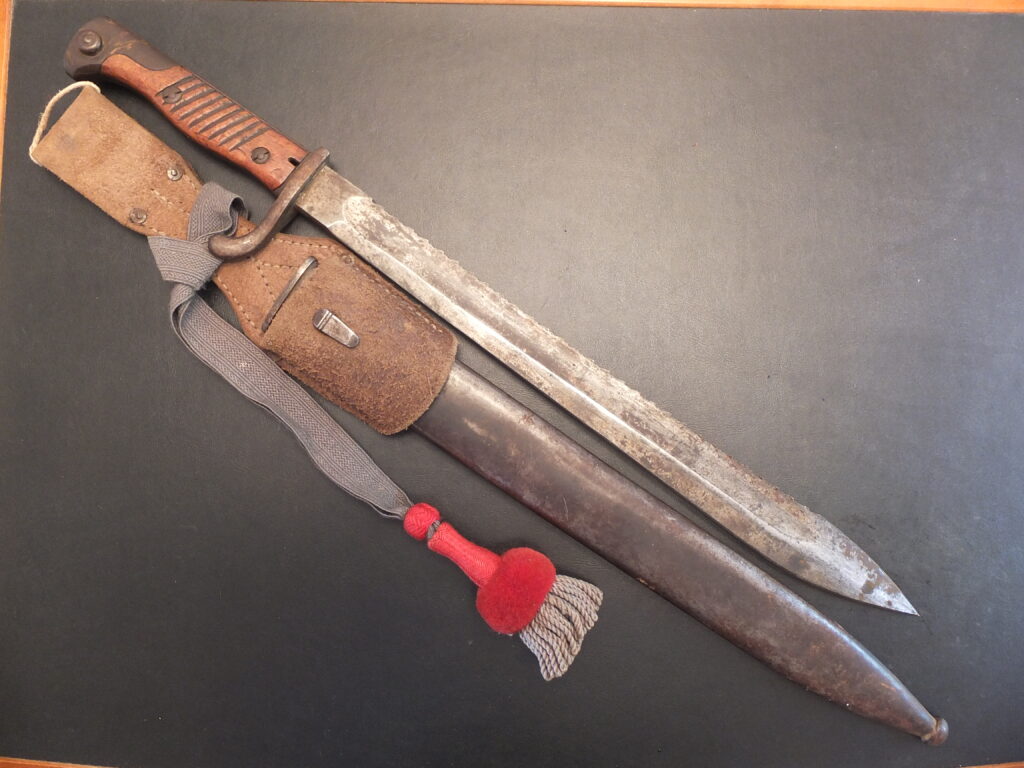 Baïonnette S. 98/05 n.A.S. Burcher bayonet, german bayonet, Mauser , bayonet, baionnette Allemande, sawback, dents de scie