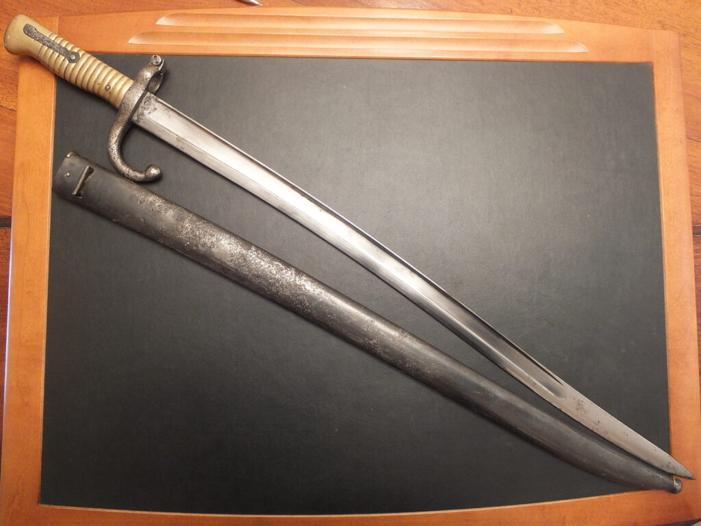 Baïonnette française bayonet, French bayonet, bayonet, baionnetta chassepot 1866