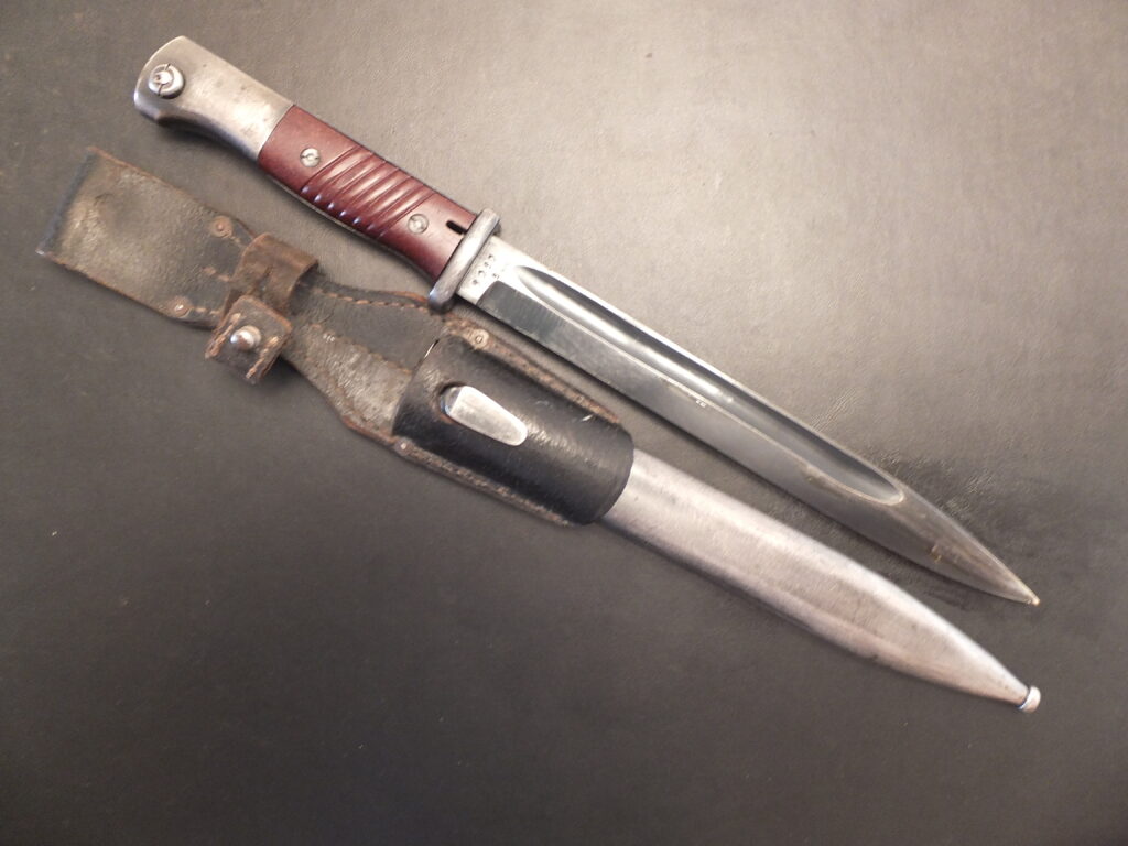 baïonnette Allemande K98, 84/98 3eme type german bayonet ab mundlos 43