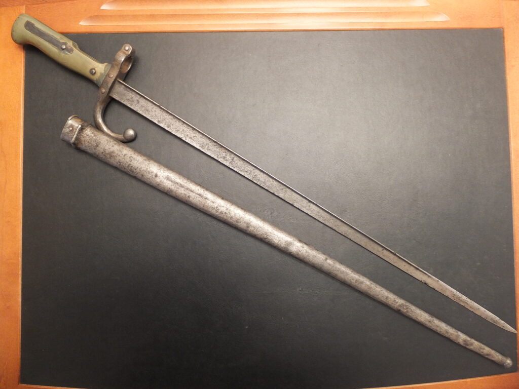 Baïonnette française bayonet, French bayonet, bayonet, baionnetta 1874 gras