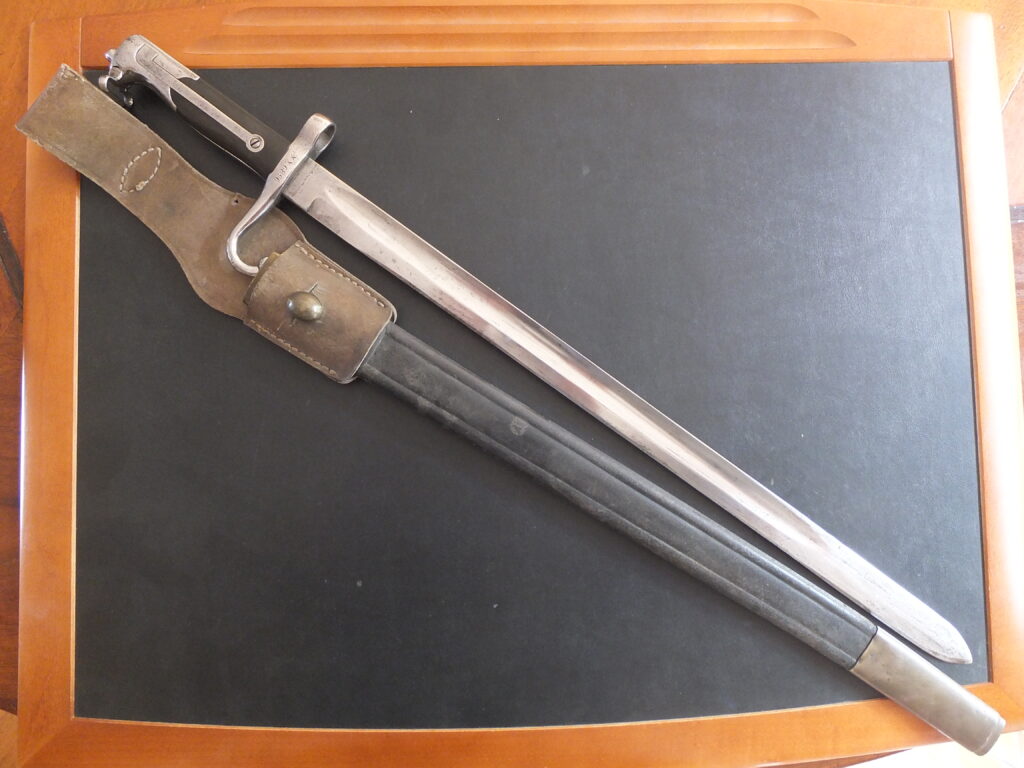 BaIonnette autrichienne baionette italienne modifiée Italian vetterli 1870 osterreich bajonett Bayonet austrian Baionetta