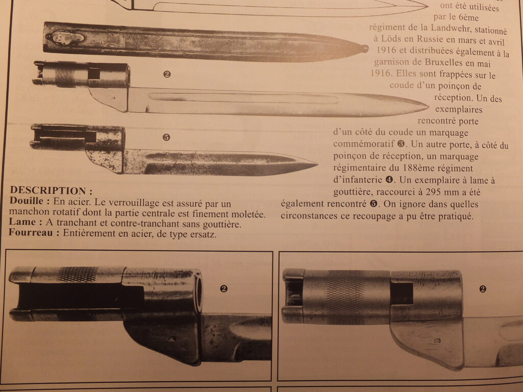 Baïonnette Allemande ersatz Bayonet EB54