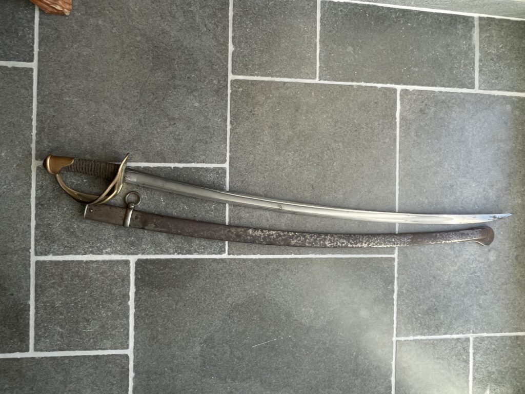 sabre cavalerie 1822